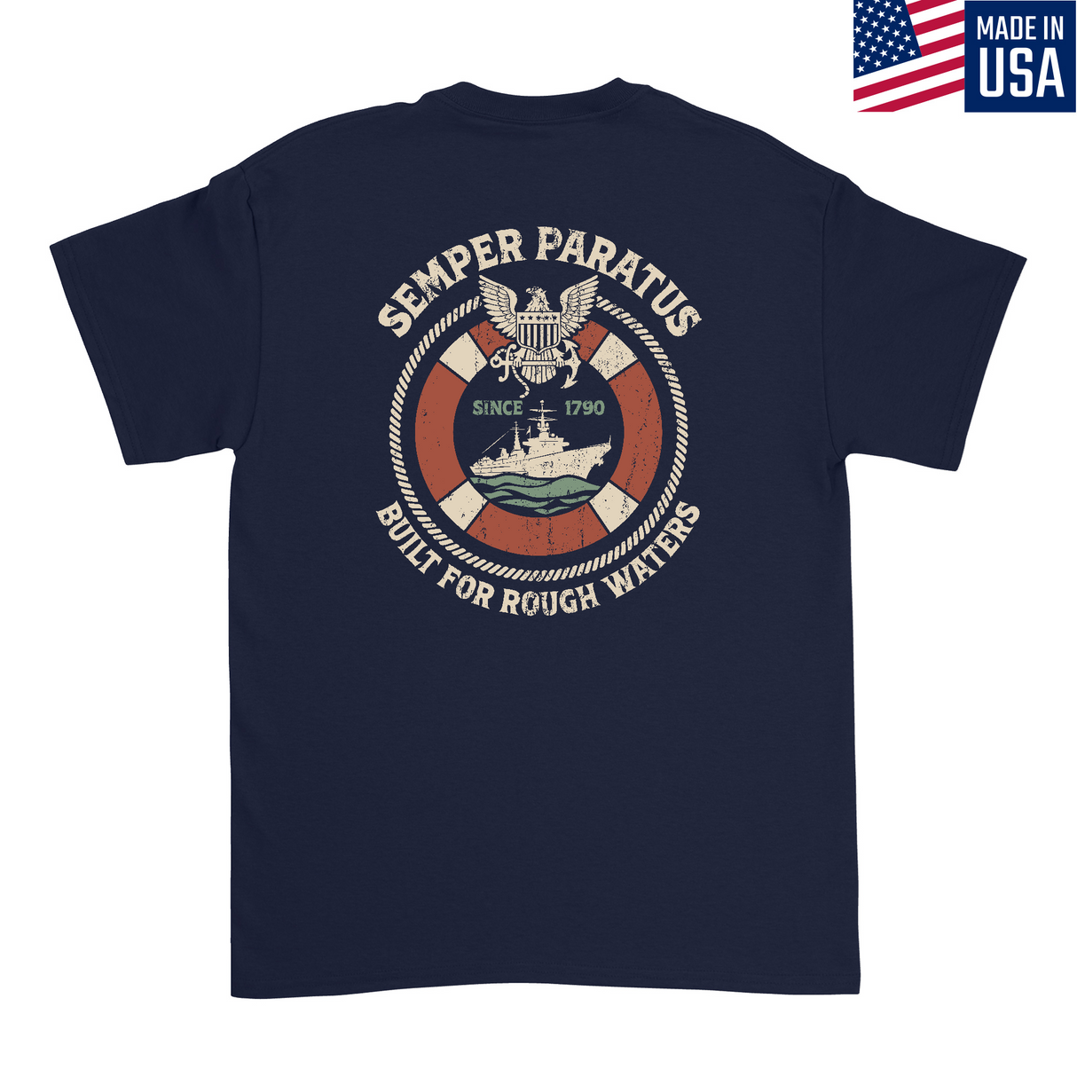 Mens Medium Dark Navy Style_T-Shirt