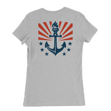Womens Medium Solid Athletic Grey Style_T-Shirt