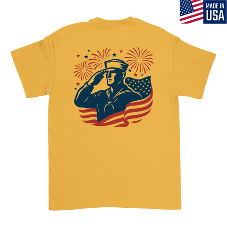 Mens Medium Yellow Style_T-Shirt