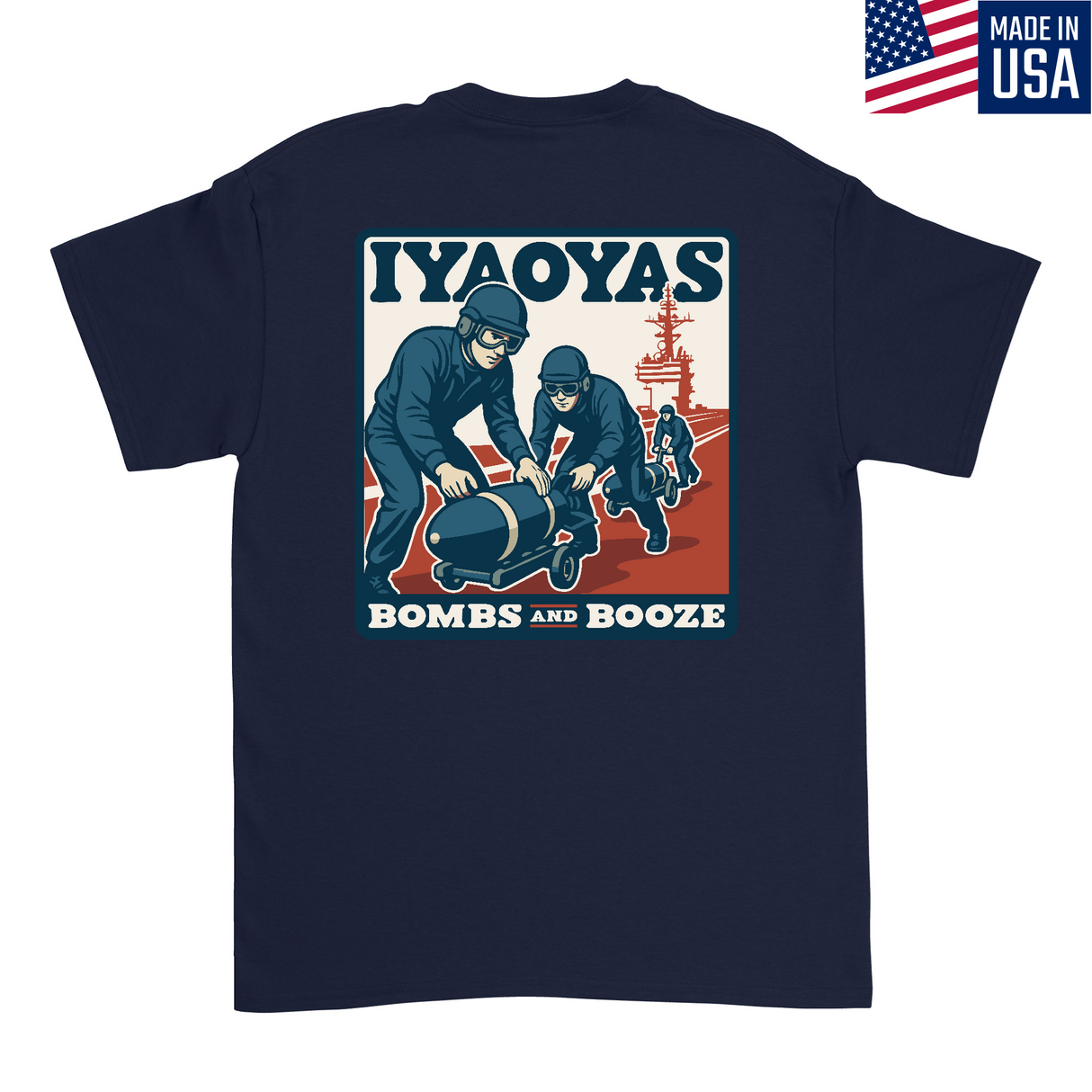 Mens Medium Dark Navy Style_T-Shirt
