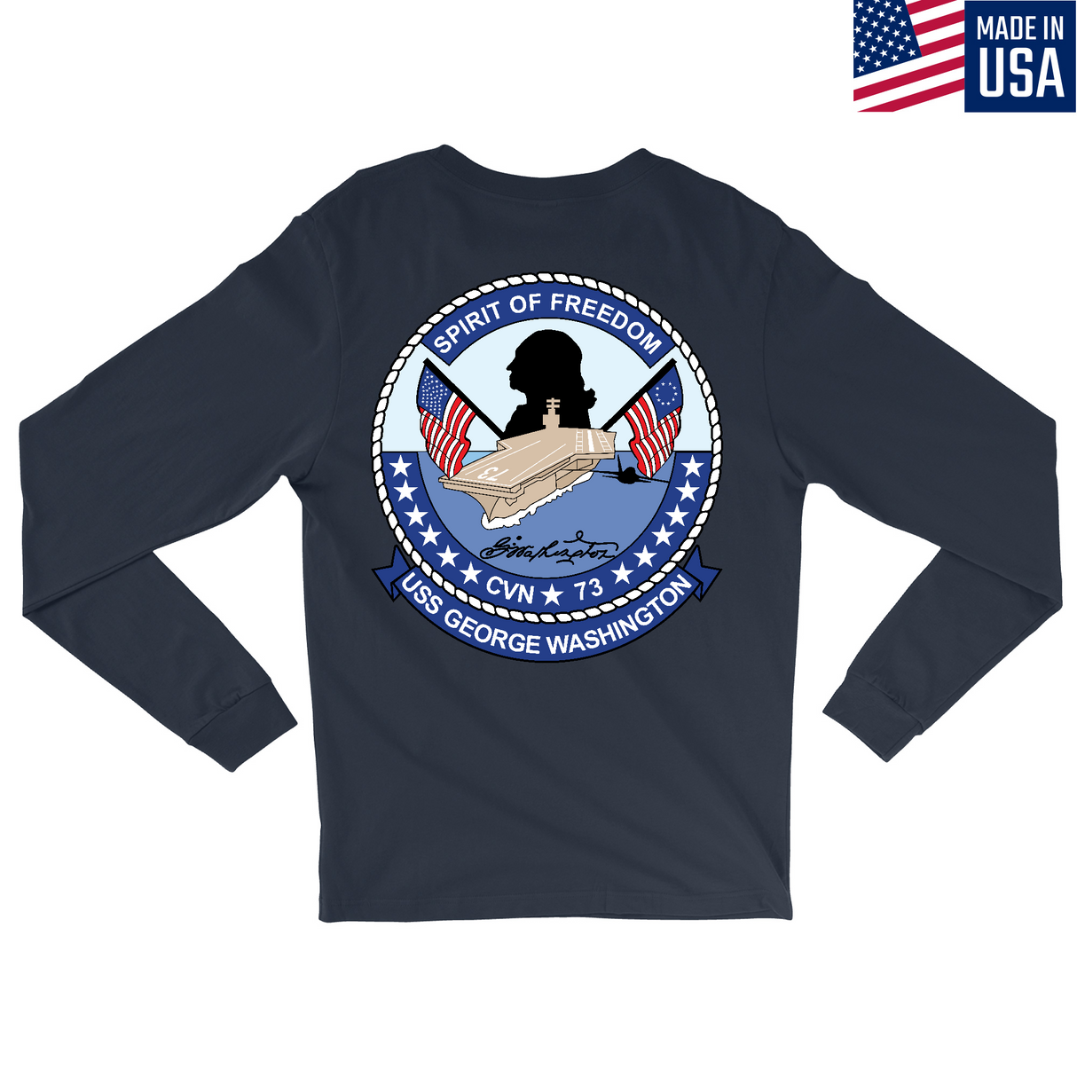 Mens Medium Navy Style_Long Sleeve