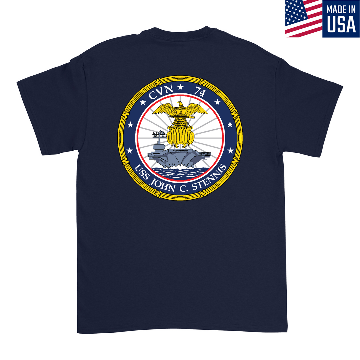 Mens Medium Dark Navy Style_T-Shirt