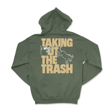 Mens Medium Military Green Style_Hoodie