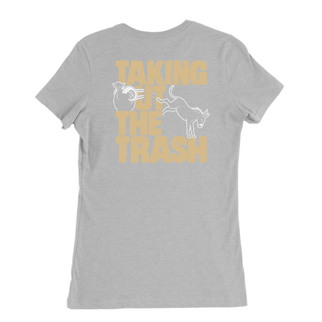 Womens Medium Solid Athletic Grey Style_T-Shirt