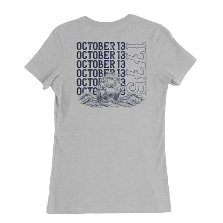 Womens Medium Solid Athletic Grey Style_T-Shirt