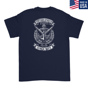Mens Medium Dark Navy Style_T-Shirt