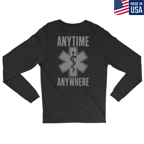 Mens Medium Black Style_Long Sleeve