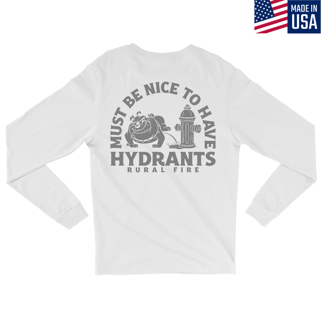 Mens Medium White Style_Long Sleeve