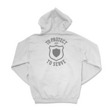 Mens Medium White Style_Hoodie