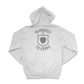 Mens Medium White Style_Hoodie