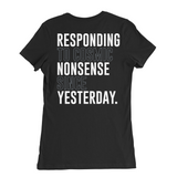 Womens Medium Black Style_T-Shirt