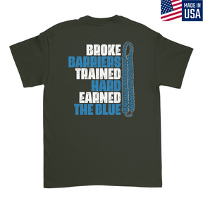 Mens Medium Military Green Style_T-Shirt