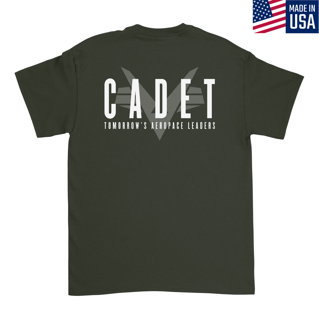 Mens Medium Military Green Style_T-Shirt