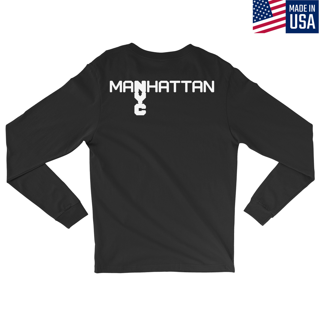 Mens Medium Black Style_Long Sleeve