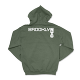 Mens Medium Military Green Style_Hoodie