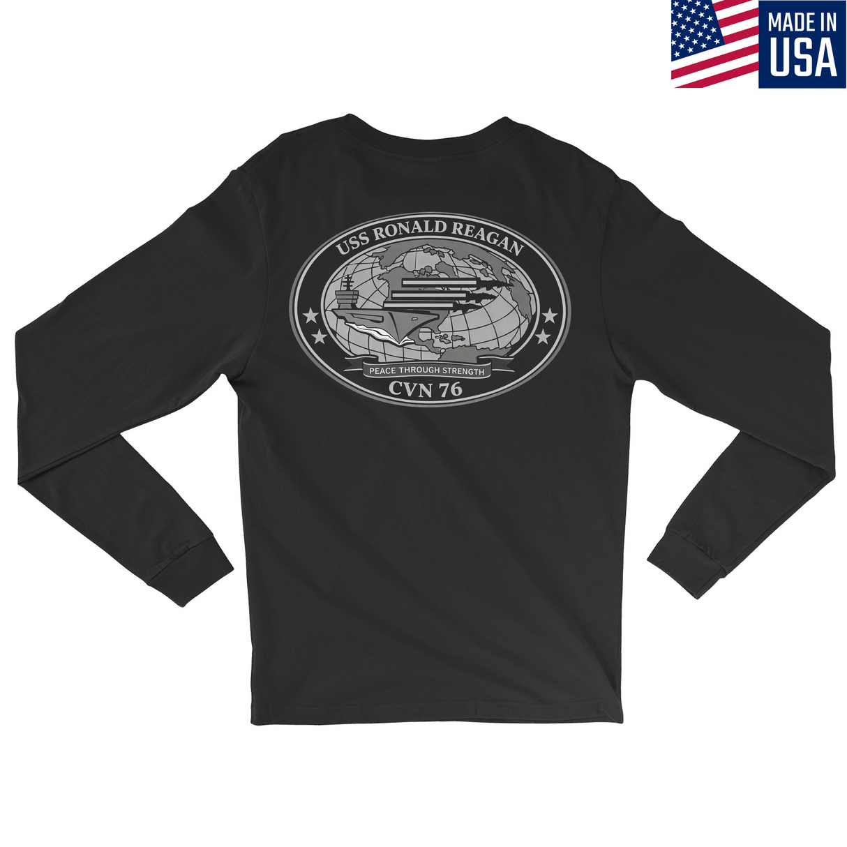 Mens Medium Black Style_Long Sleeve