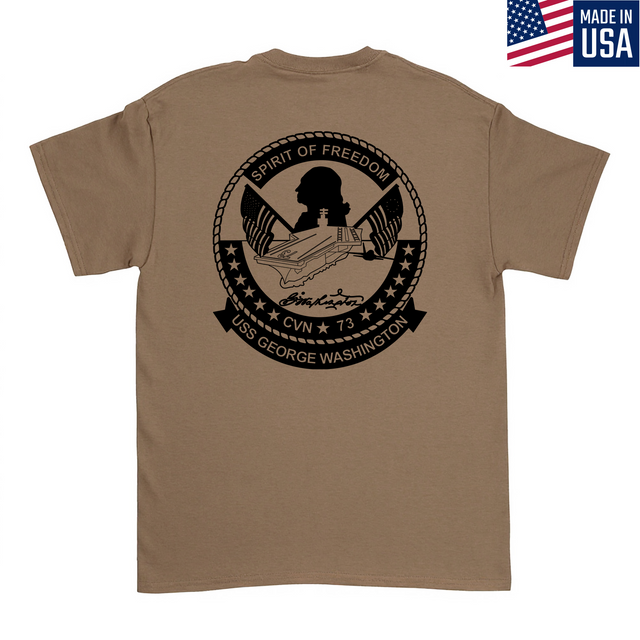 Mens Medium Brown Style_T-Shirt