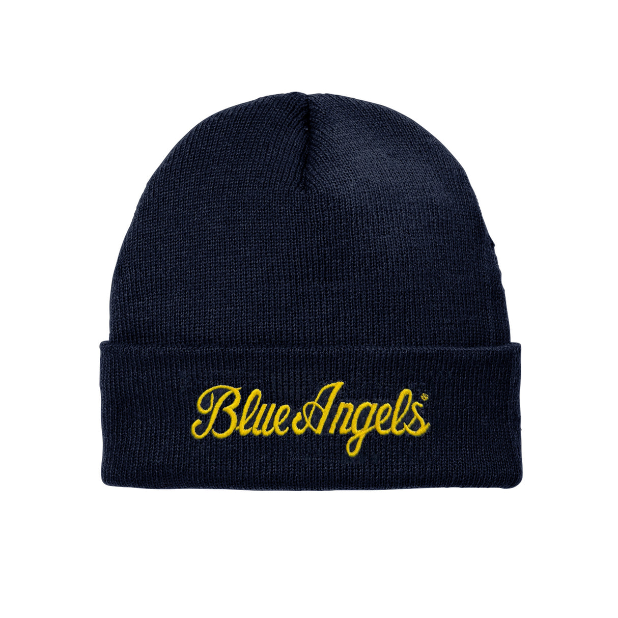 Blue Angels Script Officially Licensed Navy Beanie