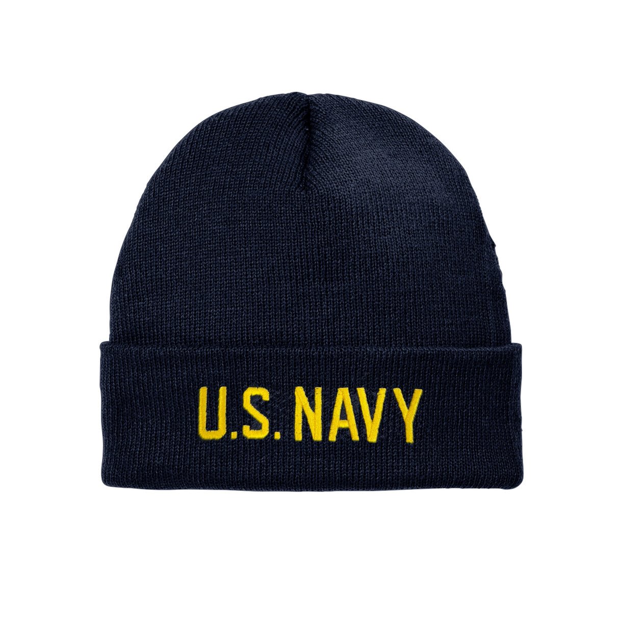 Gold Letter Officially Licensed Navy Beanie