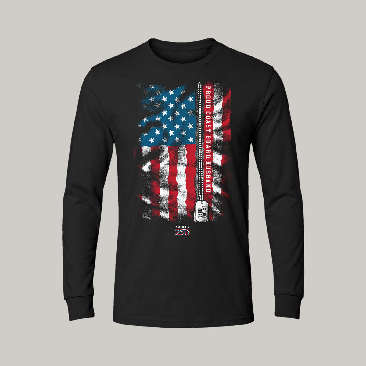 America250 Coast Guard Husband - Men's T-Shirt